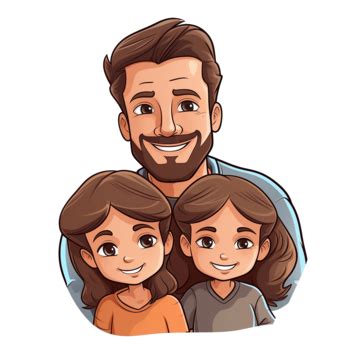 Father And Daughter Clip Art, Cartoon, Child, Kid PNG Transparent Image and Clipart for Free ...
