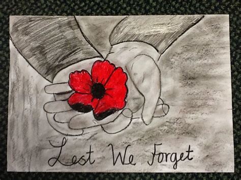 Lichtenstein Class: Remembrance Day Art