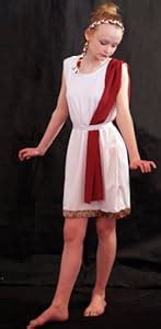 World Book day ANCIENT ROME/GREEK Slave Girl Costume AGE 11-13 CHEST 31-33 WAIST 27-29: Amazon ...