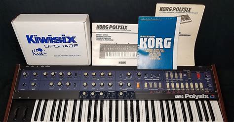 MATRIXSYNTH: Kiwisix Korg PolySix Analog Polyphonic Synth SN 465047