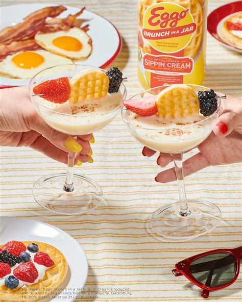 Eggo's New 'Brunch In A Jar' Liqueur Literally Tastes Like Syrupy Waffles