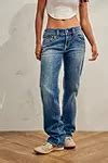 True Religion Super T Light-Wash Ricky Relaxed Straight Jeans | Urban Outfitters UK