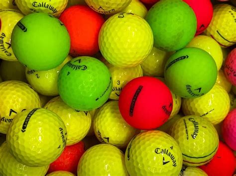 24 Assorted Value AA Callaway Colored Golf Balls...Asst models and ...