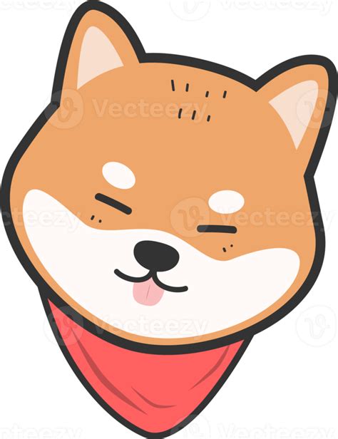 cute shiba inu dog cartoon element 10792514 PNG