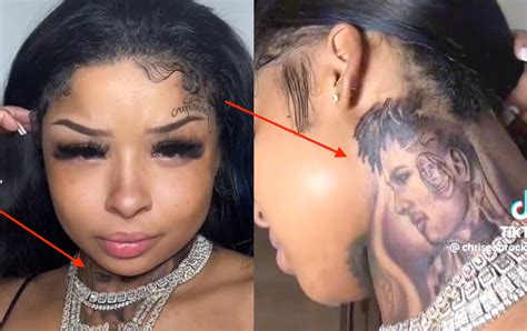 Chrisean Books Crew to Cover Up Her Blueface Tattoos Amidst DNA Test Drama - Watch Video - YARDHYPE