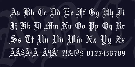 Olde English Font FREE Download & Similar Fonts | FontGet