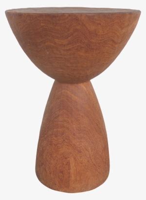 Organic Modern Sculptural Form Carved Wood Table - Outdoor Table Transparent PNG - 2106x2879 ...