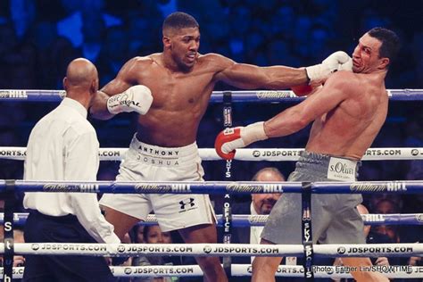 Photos: Anthony Joshua Knocks Out Wladimir Klitschko - Boxing News 24