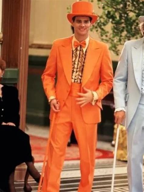 Jim Carrey Dumb and Dumber Orange Suit - Just American Jackets