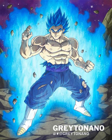 Ultra Blue Vegito by Greytonano on DeviantArt