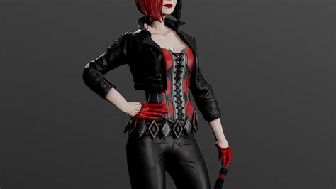 Harley Quinn (Telltale) - 3D model by Megan (@ttgMegan) [b2fad61] - Sketchfab