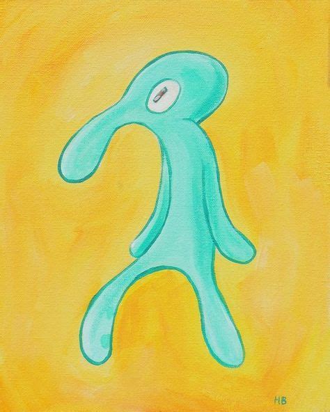 Squidward Painting | Small canvas art, Cute canvas paintings, Mini ...