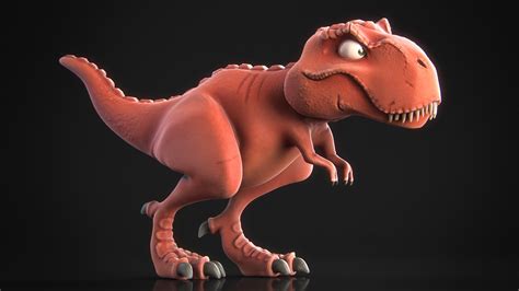 ArtStation - Explore | T rex cartoon, Animated animals, Cartoon