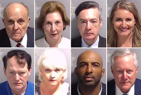 Full List of Donald Trump, Co-Defendant Mugshots Released by Police - Newsweek