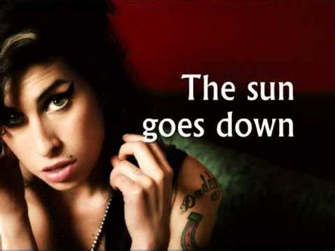 Amy Winehouse - Tears Dry On Their Own (Lyrics) - YouTube