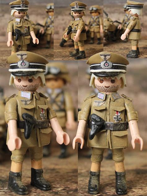 Custom Playmobil Oficial Alemán Afrika Korps WWII / Afrika Korps German ...