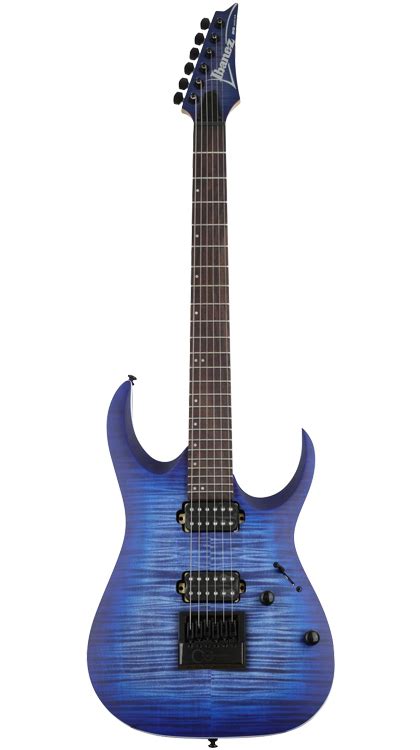 Ibanez RGA42FM • Blue Lagoon Burst Flat • EverTune AfterMarket Upgrade