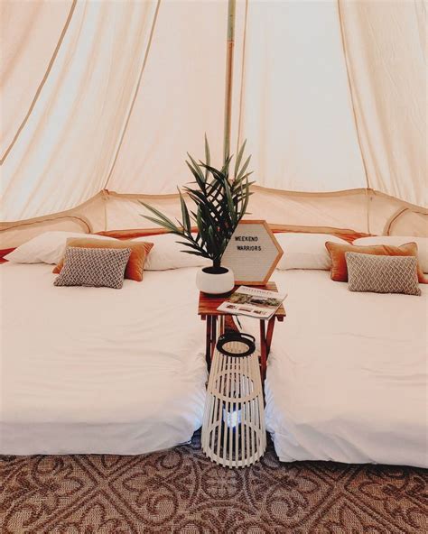 Bell tent Glamping suite | Tent glamping, Glamping inspiration, Bell ...