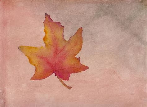 Maple Leaf in Autumn by Linda Ursin