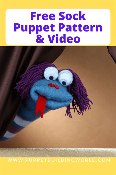 Free Sock Puppet Pattern Video | Puppet Building World