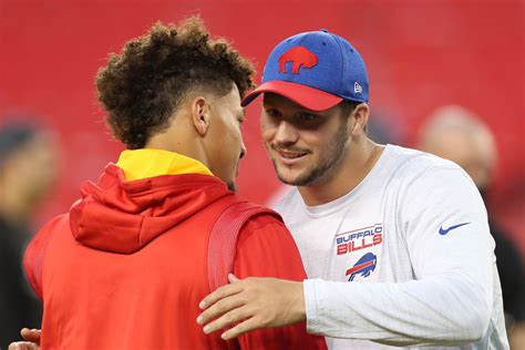 Chiefs’ Patrick Mahomes and Bills’ Josh Allen becoming good friends off ...