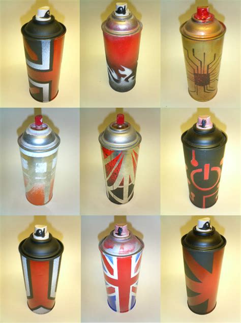 Graffiti Spray Cans by deathbyarchitecture on DeviantArt