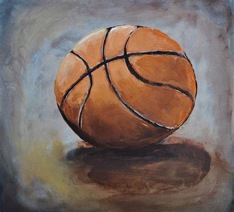 Basketball Painting by Shannon Lee - Pixels