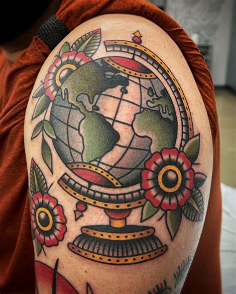 20+ Globe Tattoo Ideas You Have To See To Believe!