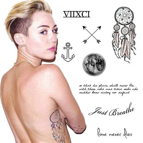 Miley Cyrus Full Size Tattoos | Back tattoo, Tattoos, Miley cyrus