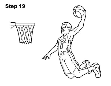 How to Draw a Basketball Player VIDEO & Step-by-Step Pictures