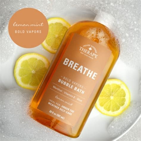 Village Naturals Therapy® Cold & Allergy Lemon Mint Relief Bubble Bath ...