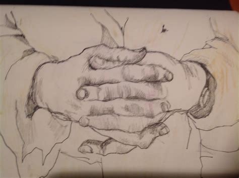 clasped hands | Pencil sketch, Sketches, Male sketch