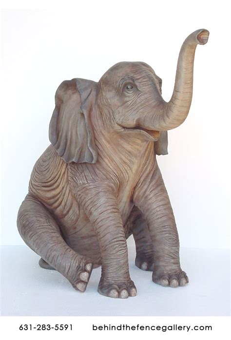 Elephant Sitting Statue Sitting Elephant [SAF2232Y_NOFTN] - $935.99 ...