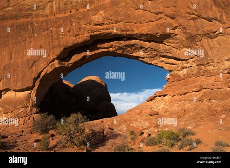 North Window, Arches National Park, Utah, USA Stock Photo - Alamy