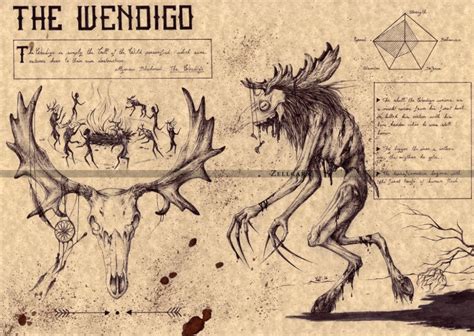 Wendigo by Zellgarm on DeviantArt | Créature fantastique, Créature mythologique, Le wendigo