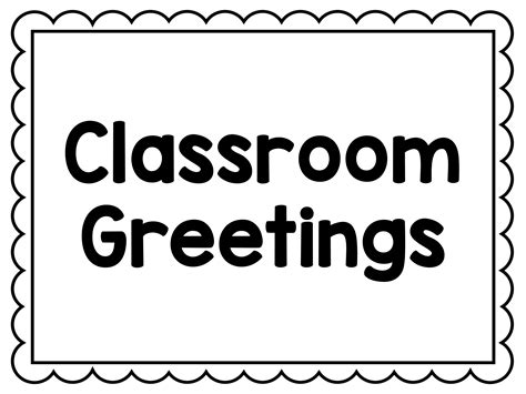 Social Distancing Classroom Greetings Posters | Made By Teachers