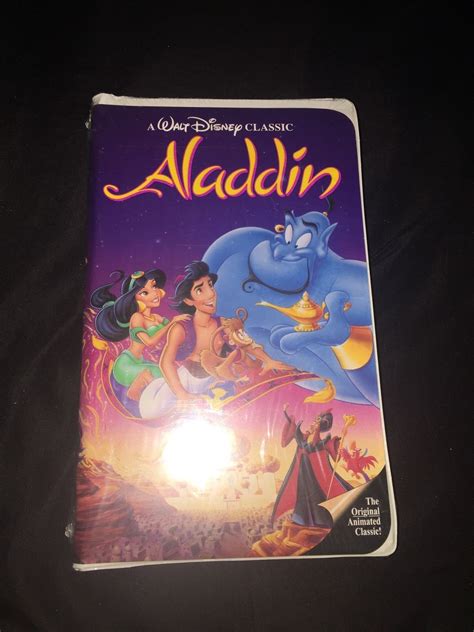 RARE Aladdin (VHS 1993) Walt Disney's Black Diamond Classic SHRINKWRAP SEALED - VHS Tapes