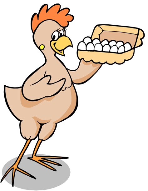 Chiken With Egg Cartoon - ClipArt Best