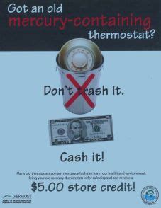 Disposal & Recycling of Mercury-Containing Thermostats | Department of ...