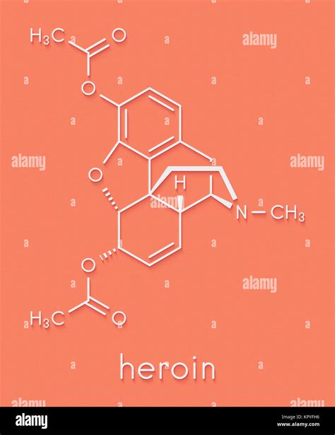 Heroin (diacetylmorphine, morphine diacetate, diamorphine) opioid drug ...