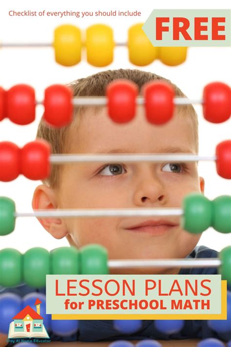 Everything You Need to Know About Preschool Math Lesson Plans - Stay At ...