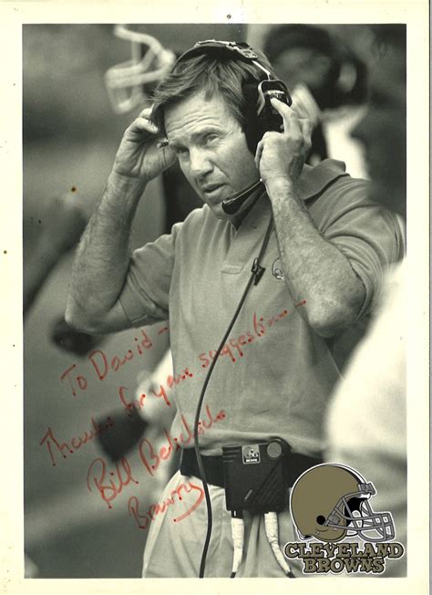 bereabuzz: Cleveland Browns Head Coach Bill Belichick thanks David ...