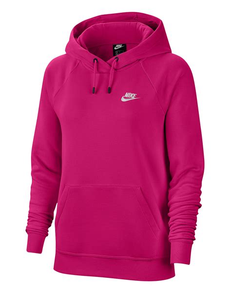 Nike Womens Essential Fleece Hoodie - Pink | Life Style Sports EU