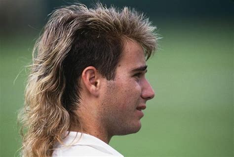 "Who knows, I might go bald." -- Andre Agassi, September 1987 : r/tennis