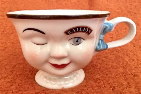 VINTAGE BAILEYS IRISH Cream Coffee Tea Cup Winking Eye 1996 Limited Edition $13.50 - PicClick