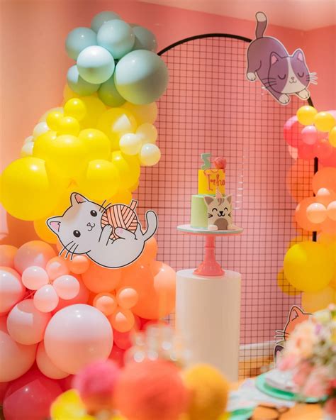 50+ Cat Themed Birthday Party Ideas For Food, Decor & Games