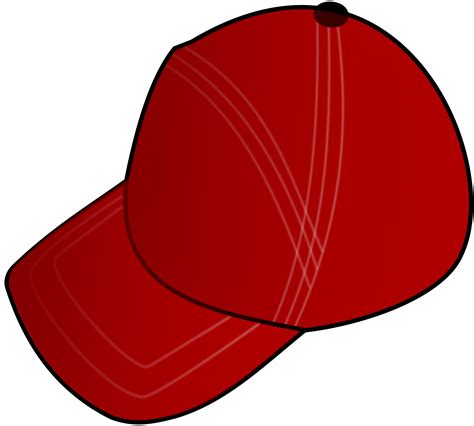 Baseball Hat Red Baseball Cap Clip Art At Vector Clip Art Wikiclipart ...