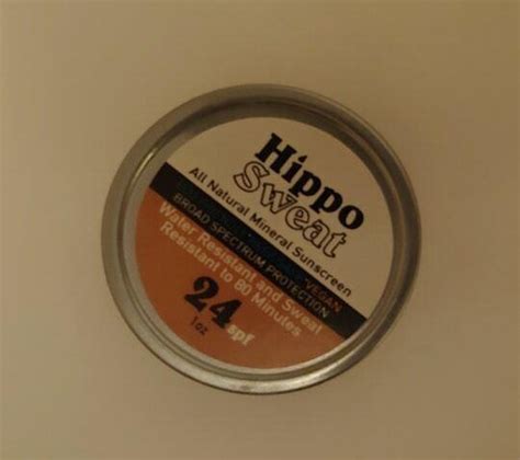 Hippo Sweat 24 SPF All Natural Mineral Sunscreen (Face) > Sun ...