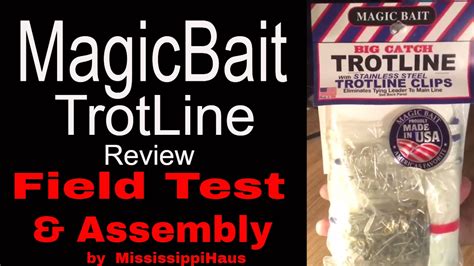 Magic Bait Trotline Review, Field test, and Assembly - YouTube