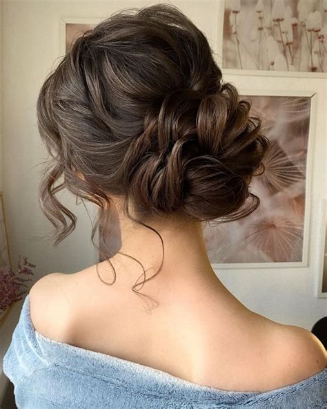 40 Beautiful Updo Hairstyles For 2022 : Loose Wave Messy Updo ...